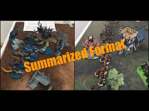 Age of Sigmar Battle Report: Idoneth Deepkin vs. Ironjawz 2,000 Points (Summarized Format)