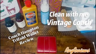 Coach Hampton Trifold Review and Clean with Me | RaqReviews