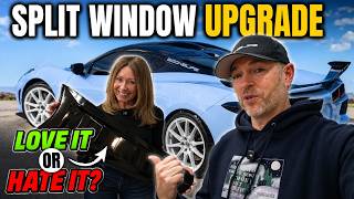 Corvette C8 Split Window Add-On – Tacky or Tasteful?