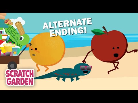 The Going to the Beach Song ALTERNATE ENDING! | Scratch Garden