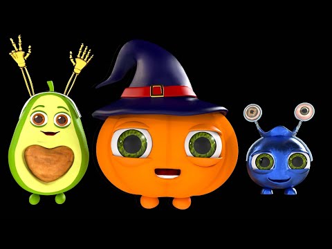 Funky Fruits Baby Sensory | Halloween Dance Party - Fun Animation And Upbeat Music PART 2