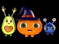 Funky Fruits Baby Sensory | Halloween Dance Party - Fun Animation And Upbeat Music PART 2