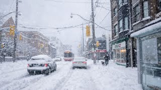 Second Major Storm Hits Toronto - 40cm Snow in 24 Hours | GTA Weather Emergency