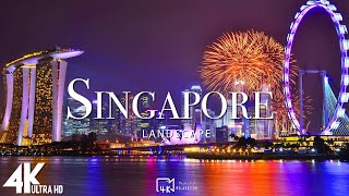 Singapore 4K - Relaxing Music Along With Beautiful