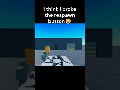 My scripting broke the respawn in Roblox studio🙏🏼😫😭#robloxscripting #robloxstudio #jokes #humor