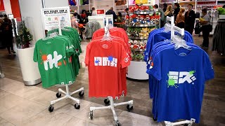 Splatoon x Pokémon Splatfest T-shirts at Nintendo NY [Splatoon 3]