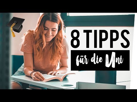 8 UNI TIPPS - Wie DU aufs nächste Semester vorbereitet bist!