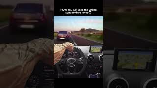 Kerosene while driving?