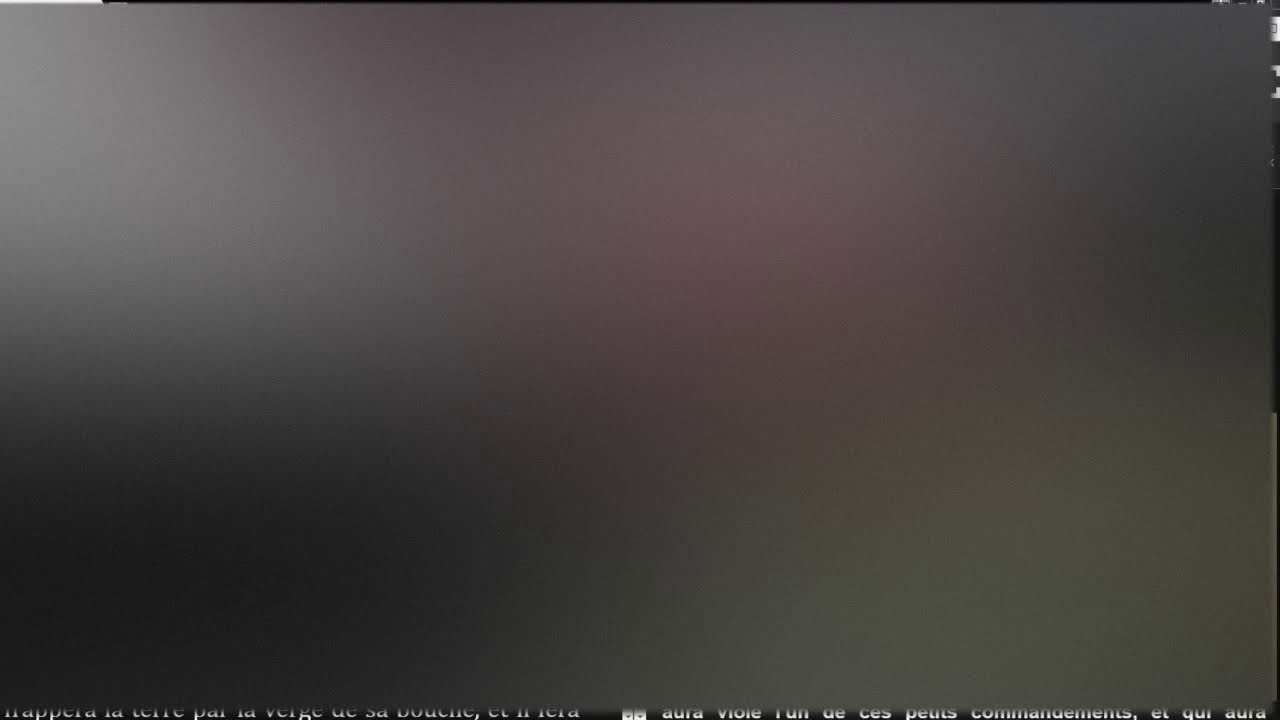 Thumbnail of video: A quoi correspondent les sept Esprits de Dieu ? (07/11/16)