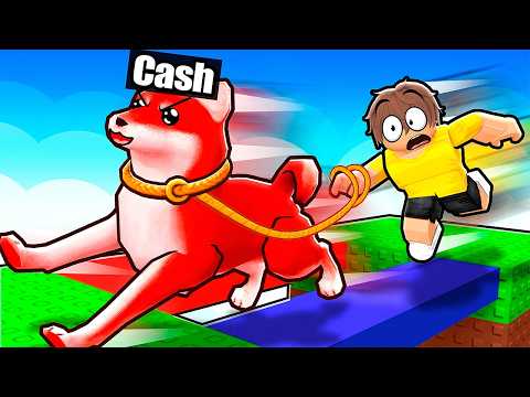 ROBLOX DOG WALKING OBBY... (ft. @CashBlox)