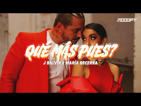 J Balvin, María Becerra - Qué Más Pues? (Letra) | Ahora es con otro con quien vacilo en la pista 🏍️