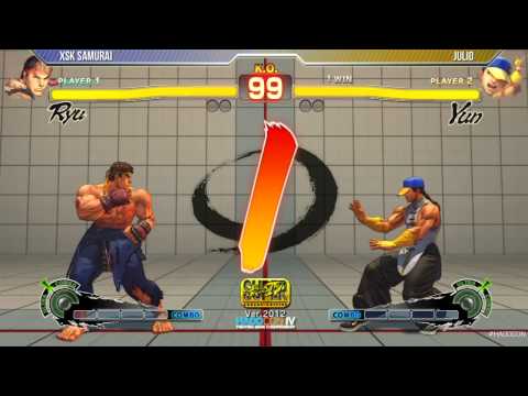 HADOCON IV (SSFIV:AE 2012) - XSK Samurai (Ryu) vs. Julio (Yun)