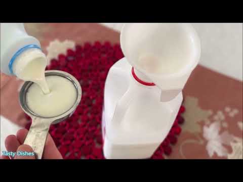 How to Make Kefir at Home From Store-Bought Kefir\\ Without Grains \\ So Easy and Delicious #كفير