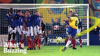 How Roberto Carlos pulled the impossible free kick against France in 1997