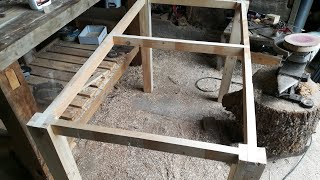 como hacer unas PATAS para MESA con PALETS