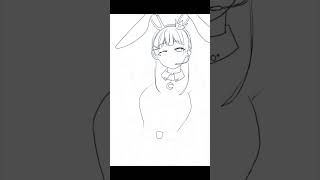 月ノ美兎描いてみた#イラストメイキング #vtuber #タイムラプス 