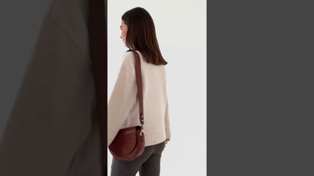 Oversize Knit Sweater Rose