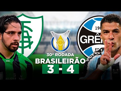 AMÉRICA-MG 3 x 4 GRÊMIO Brasileirão Série A 2023 30ª Rodada | Narração