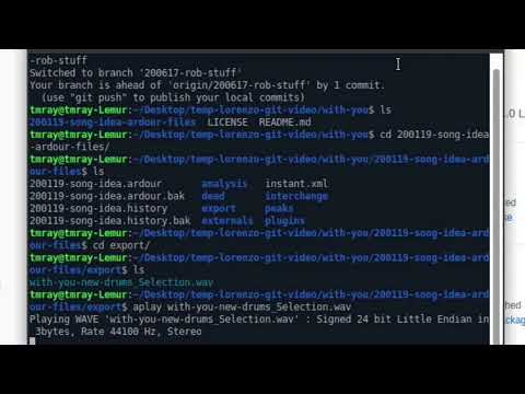 One more listen to the track before mixing our song 