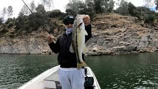 Bass fishing Lake Nacimiento