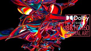 Dolby Vision 8K HDR｜Creation 10 🌈 Rainbow 5｜Mind Mediation｜Colorful Digital Art