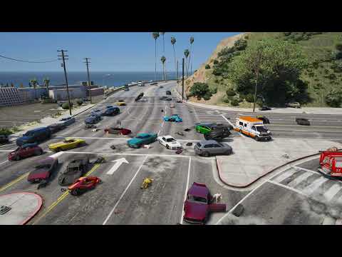 Crazy NPCs Driver in Grand Theft Auto V 2024 – Hilarious and Unpredictable Chaos!