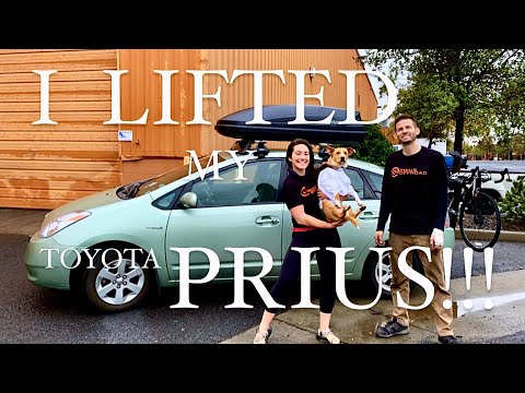 I LIFTED MY TOYOTA PRIUS! Prius Off-road lift kit