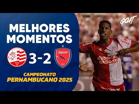 Gols e lances de Náutico x Jaguar