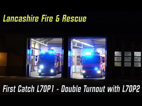 *FIRST CATCH* - Hyndburn's Brand New Volvo and Retained Pump Turnout - Lacashire Fire & Rescue.