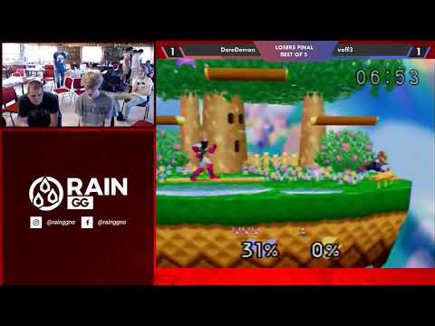 Garelaf 13 - DareDemon vs Voff3  - Losers Finals - Smash 64