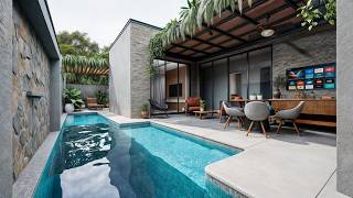 CASA TÉRREA MODERNA || 3 QUARTOS || PLANTA BAIXA - TERRENO 12X30m (P08)