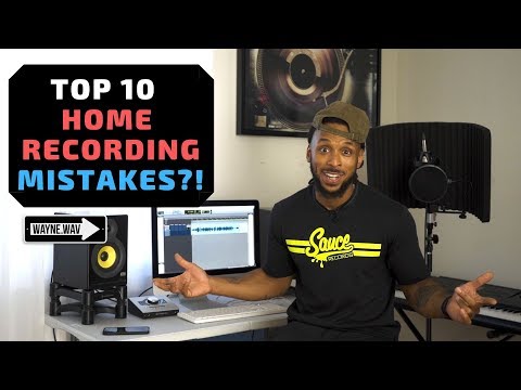 Top 10 Home Studio Recording Mistakes