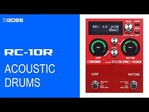SOUND DEMO BOSS RC-10R ACOUSTIC DRUMS (no talking)