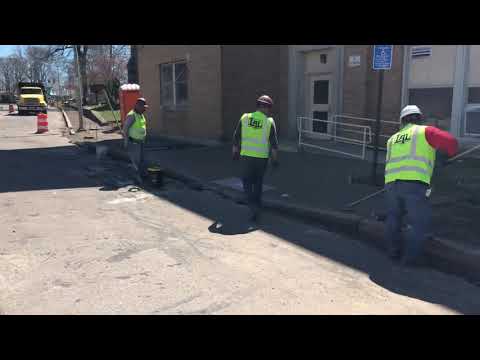 A High Street block gets new sidewalks