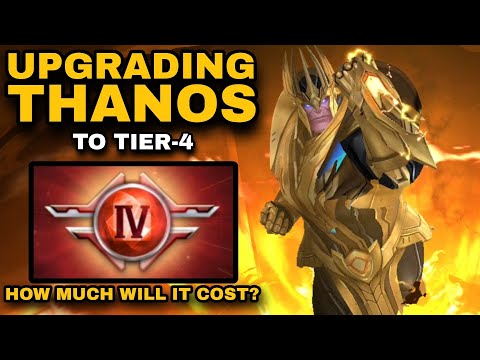MARVEL Future Fight - How much will it cost to upgrade THANOS to TIER-4 Advancement?