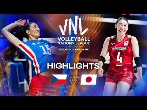 Czechia 🇨🇿 vs. Japan 🇯🇵 - Highlights | Week 2 | Women's VNL 2025
