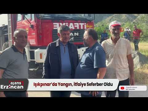 Işıkpınar’da Yangın, itfaiye Seferber Oldu