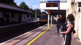preview picture of video 'Passengers taking the train on a sunny summer day at Stamford, Lincs'