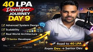 Day 9/180 – 40 LPA Developer Challenge | 8 Years Experience Deep Study Plan
