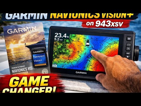 Garmin Navionics Vision+ Chip Install & Setup | FULL Review on Garmin 943xsv (Game Changer!)