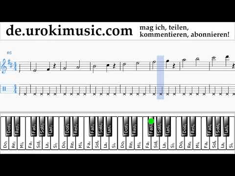 Klavierunterricht (rechte Hand) Jonas Blue - Mama Noten Lernen Teil#1 um-i995