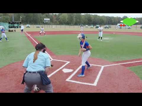 Clearwater Bullets Vigue vs. Gators Jackson 13u Softball