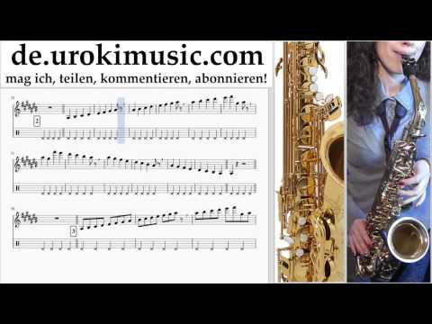 Saxophonunterricht (Alt) Charlie Puth & Selena Gomez - We Don't Talk Anymore Noten Lernen Teil#1 um