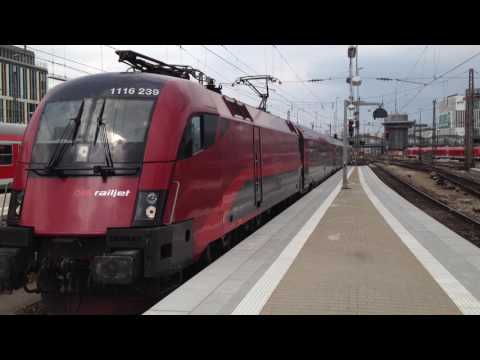 ÖBB RailJet ; Einfahrt München Hbf. ; 29.Mai.2012