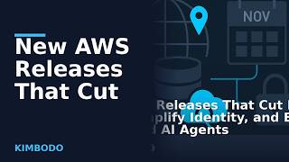 New AWS Releases That Cut Recovery Time, Simplify Identity, and Enable Regulated AI Agents