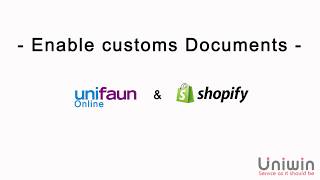 Enable customs Documents
