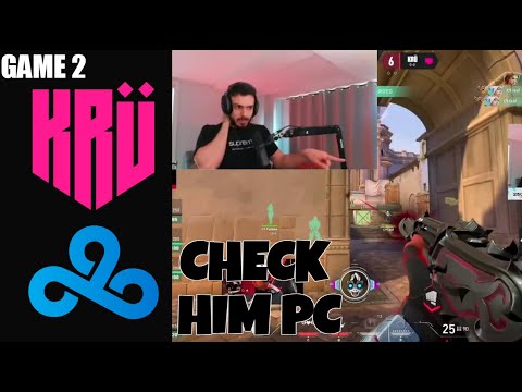 C9 vs KRU Game 2 | Tarik's reaction | VCT Americas league