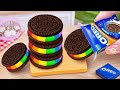 Mini Rainbow OREO Cake How To Make Tasty Miniature OREO Chocolate Cake Mini Cakes Compilation