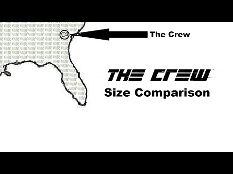 The Crew Vs U.S.A (Size Comparison)