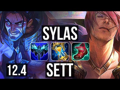 SYLAS vs SETT (MID) | 8/1/2, 1.2M mastery, 500+ games, Legendary | KR Diamond | 12.4